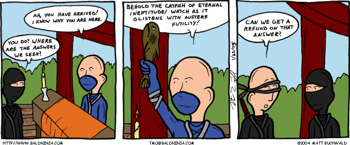 Comic graphic for 2005-01-23: Surrealism In Aquatic Form