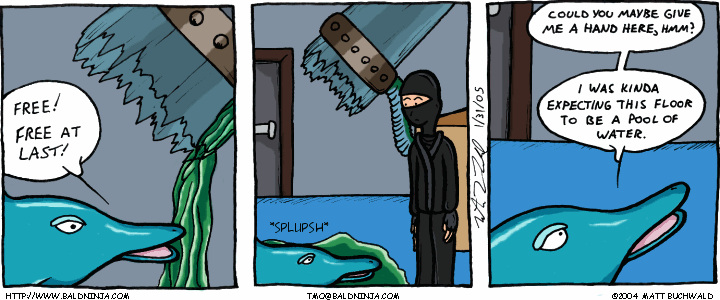 Comic graphic for 2005-01-31: Advanced Aquatic Intelligence