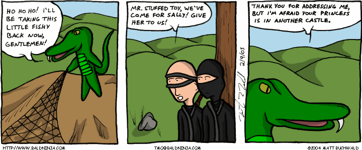 Comic graphic for 2005-02-09: Bowser Defeated! ...Wait