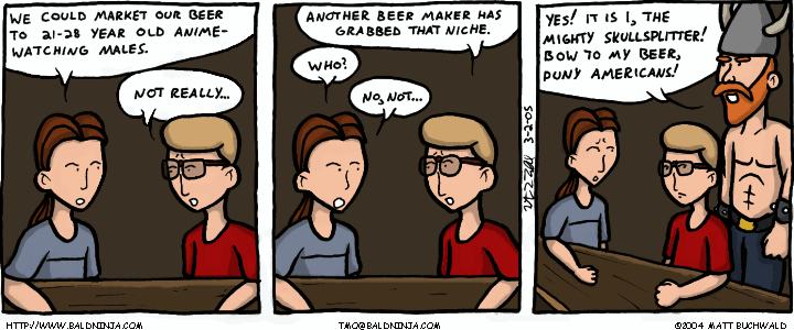Comic graphic for 2005-03-02: Meet The Competition