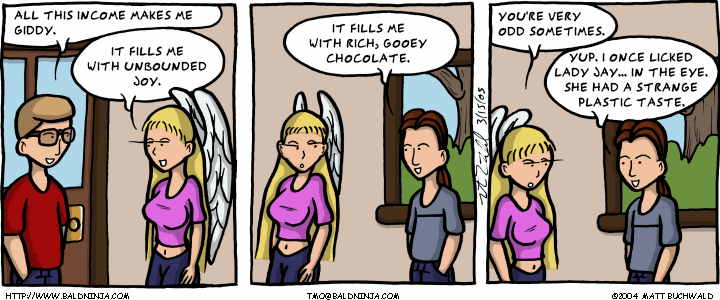 Comic graphic for 2005-03-16: Matt is Wierd