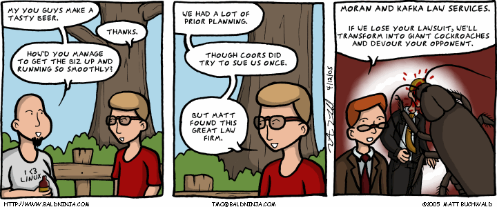 Comic graphic for 2005-04-12: How to Decide on Legal Aid