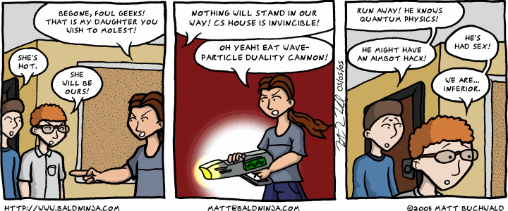 Comic graphic for 2005-05-05: Evil Geeks