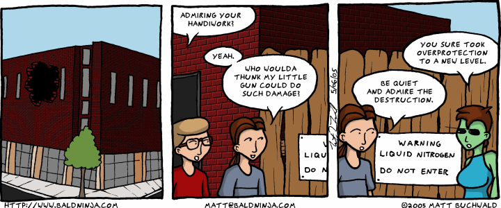 Comic graphic for 2005-05-06: Things 'Sploded