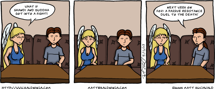 Comic graphic for 2005-05-13: Television Talk