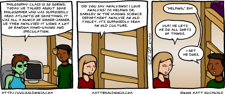 Comic graphic for 2005-06-10: Disbelief