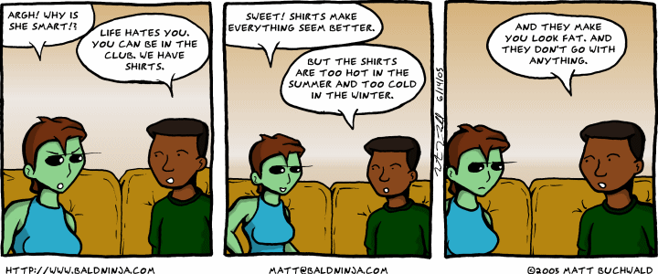 Comic graphic for 2005-06-14: Fashion Statements
