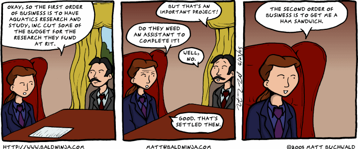 Comic graphic for 2005-06-23: Lunch Meeting