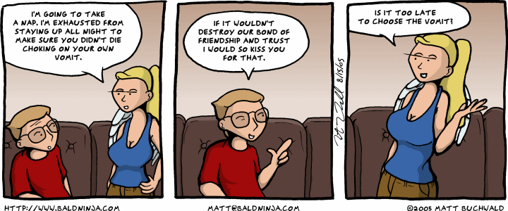 Comic graphic for 2005-08-15: Duty