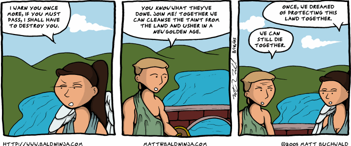 Comic graphic for 2005-08-16: Conflicted