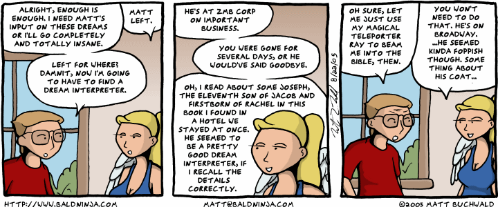 Comic graphic for 2005-08-22: Life Is A Picnic