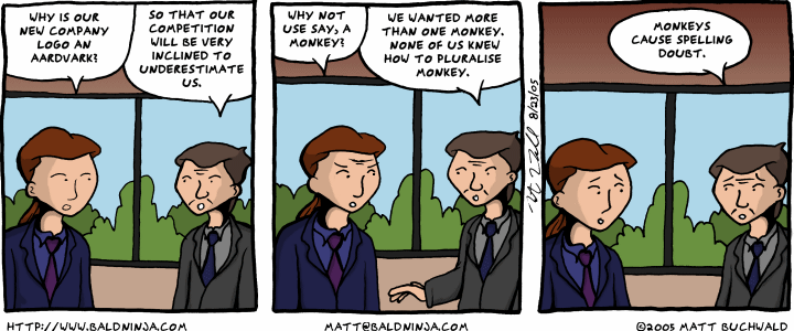 Comic graphic for 2005-08-23: Corporate Logo