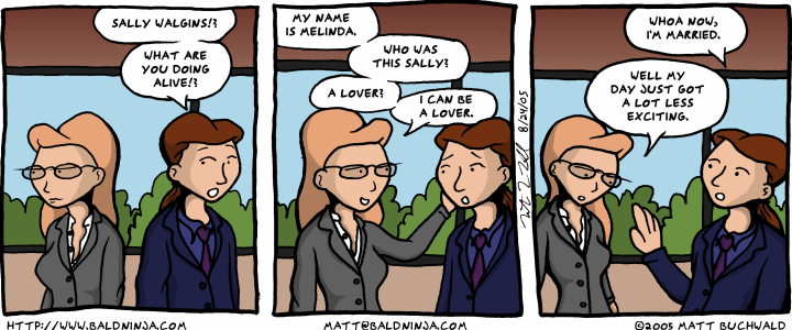 Comic graphic for 2005-08-24: Deja Vu