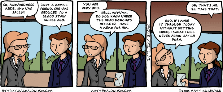 Comic graphic for 2005-08-25: First Impressions