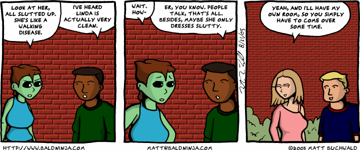 Comic graphic for 2005-08-31: Promiscuity