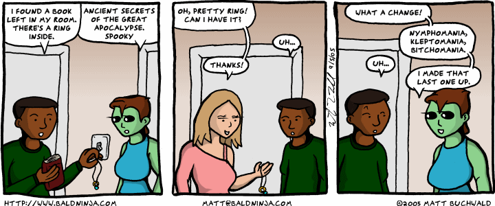Comic graphic for 2005-09-05: Ring