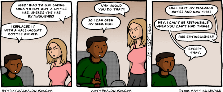Comic graphic for 2005-09-06: Misplacement