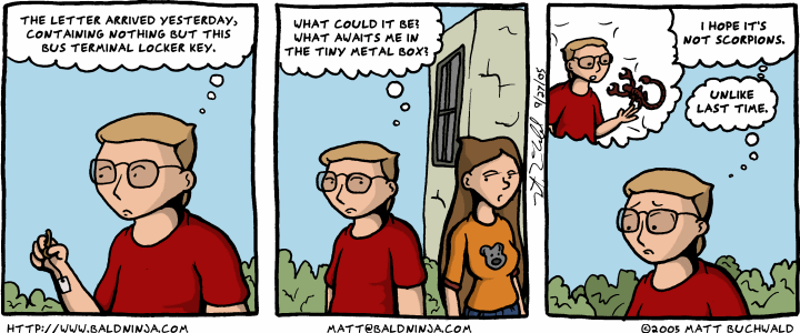 Comic graphic for 2005-09-27: Enclosure