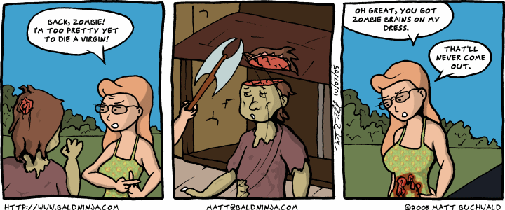 Comic graphic for 2005-10-07: Axehandling