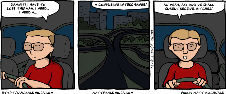 Comic graphic for 2005-10-11: Blessings
