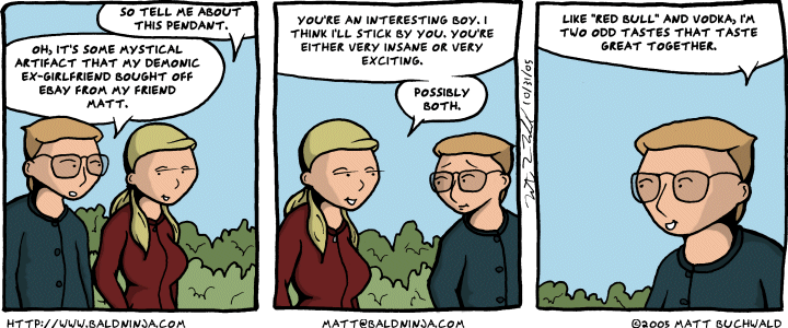 Comic graphic for 2005-10-31: Analogous