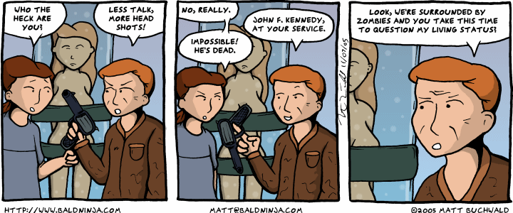 Comic graphic for 2005-11-07: Mr. President