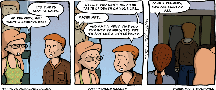 Comic graphic for 2005-11-11: Happy Birthday