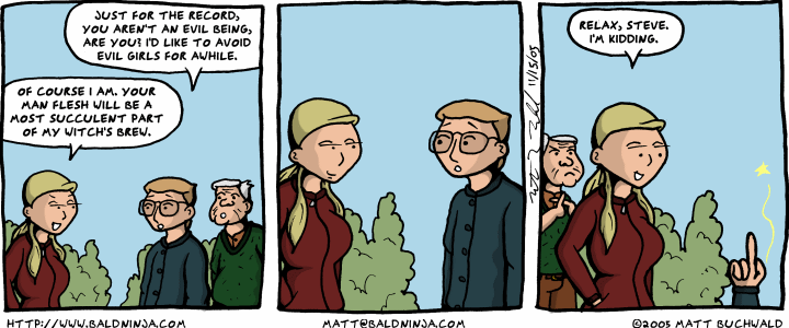 Comic graphic for 2005-11-15: Alignment