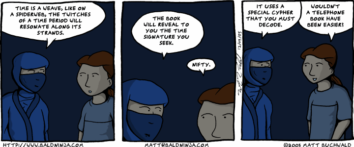 Comic graphic for 2005-12-09: 1-800-EXCELLENT