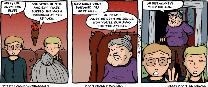 Comic graphic for 2005-12-21: Tea and Crackers
