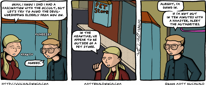 Comic graphic for 2005-12-22: Hamsterdance