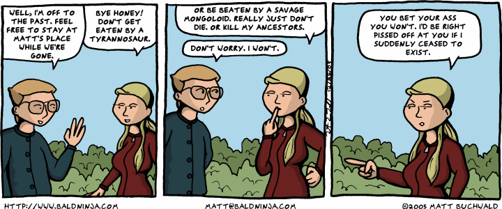 Comic graphic for 2005-12-26: Retroproactive Anger