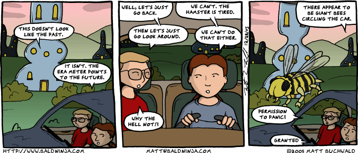 Comic graphic for 2005-12-28: Critters From Space!