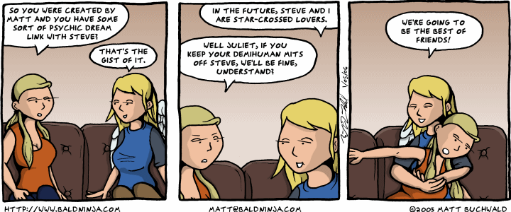 Comic graphic for 2006-01-05: Wherefore Art Thou