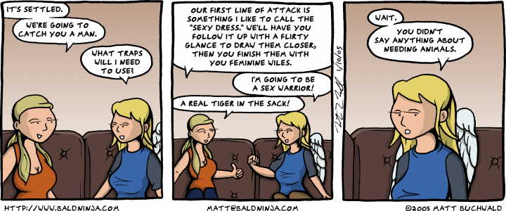 Comic graphic for 2006-01-10: Sex Ist Ein Schlact
