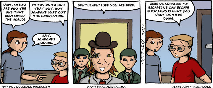 Comic graphic for 2006-02-02: Present Locations