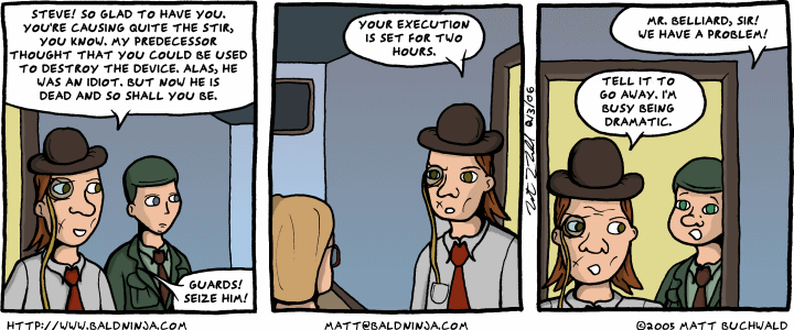 Comic graphic for 2006-02-03: Coping With Stress