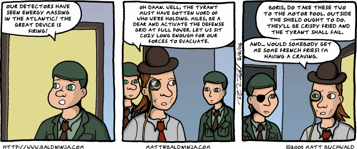 Comic graphic for 2006-02-06: Best Laid Plans