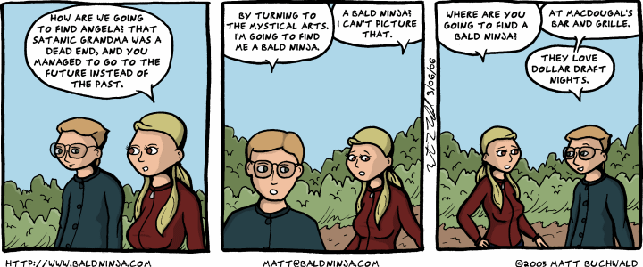 Comic graphic for 2006-03-06: Namesake