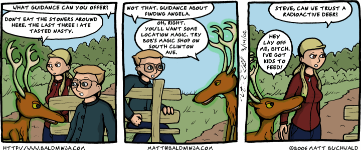 Comic graphic for 2006-03-14: Guidance