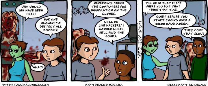 Comic graphic for 2006-03-17: Dumb Movie References