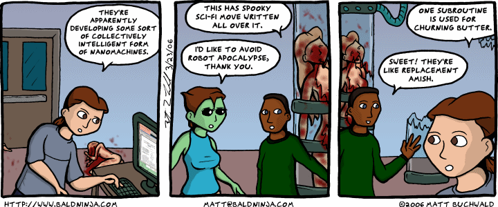 Comic graphic for 2006-03-22: Puritan Cyborgs Are The Wave of The Future