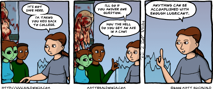 Comic graphic for 2006-03-31: Effective Means of Compactifying