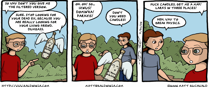 Comic graphic for 2006-04-21: Then There Were Three