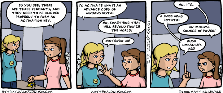Comic graphic for 2006-05-10: Guessing Games
