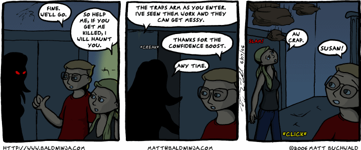 Comic graphic for 2006-06-07: Traps and Things