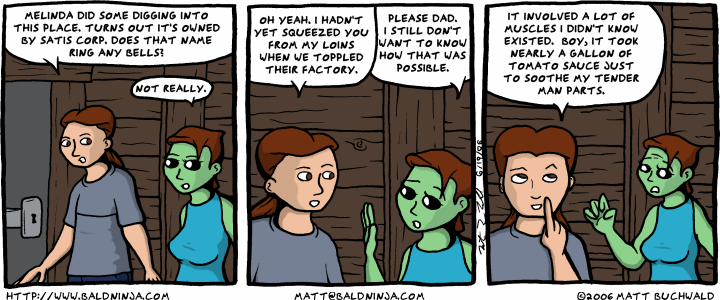 Comic graphic for 2006-06-19: This Time It Is Not A Bad Pun