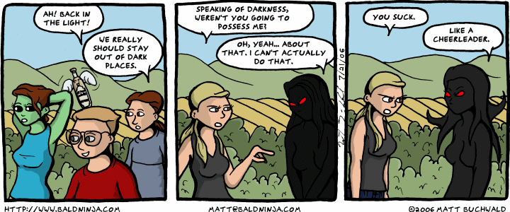 Comic graphic for 2006-07-21: Innate Inabilities