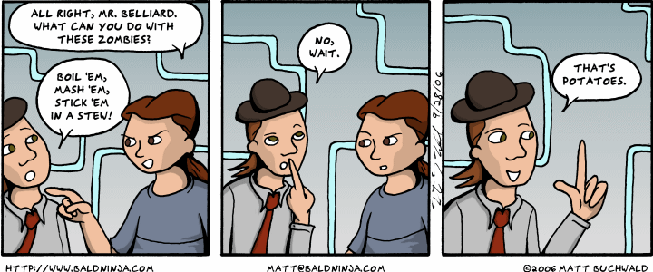 Comic graphic for 2006-09-28: Braincation