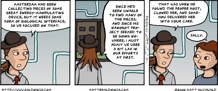 Comic graphic for 2006-10-03: Communications